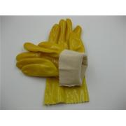 優(yōu)質耐用乳膠防滑手套 耐酸堿手套 浸塑工業(yè)防護手套